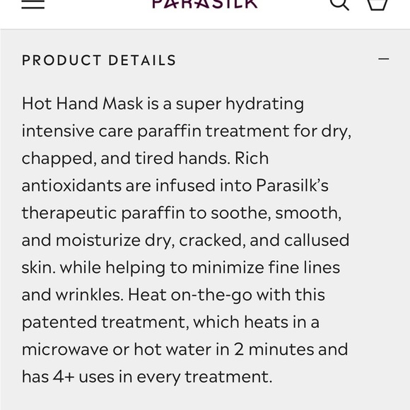 Hot Hand Mask by Parasilk - Picture 4 of 10